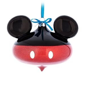 Disney Mickey Mouse Red and Black Ornament